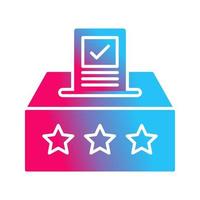 Ballot Unique Vector Icon