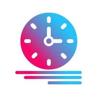 hora administración único vector icono