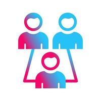 Connected User Unique Vector Icon