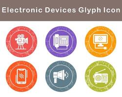 electrónico dispositivos vector icono conjunto