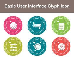 Basic User Interface Vector Icon Set