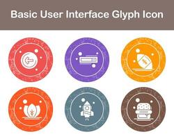 Basic User Interface Vector Icon Set