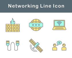 Networking Vector Icon Set