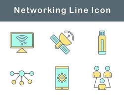 Networking Vector Icon Set