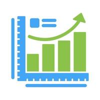 Growth Chart Unique Vector Icon