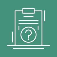 Question Unique Vector Icon