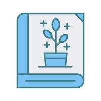 botánico único vector icono