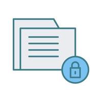 Data Security Unique Vector Icon