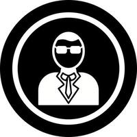 Casino Manager Vector Icon