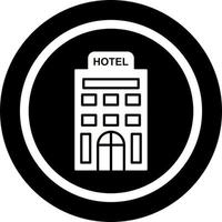 icono de vector de hotel