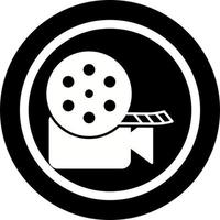 Unique Video Reel Vector Icon