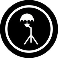 Unique Umbrella Stand Vector Icon