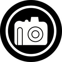 Unique DSLR Camera Vector Icon