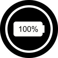 Unique Full Battery Vector Icon