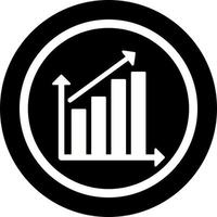 Rising Statistics Vector Icon