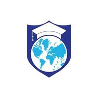 World education logo design. Modern education logo design inspiration. vector