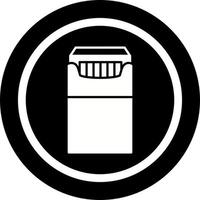 Unique Packet of Cigarettes Vector Icon