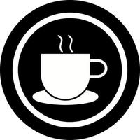 icono de vector de café caliente único