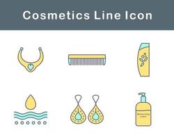 productos cosméticos vector icono conjunto