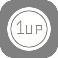 1UP Unique Vector Icon