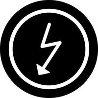 icono de vector de flash único