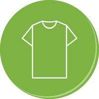 Plain T Shirt Unique Vector Icon