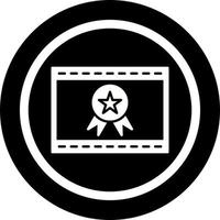 icono de vector de premio web único