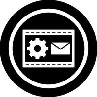 icono de vector de servicio de blog único