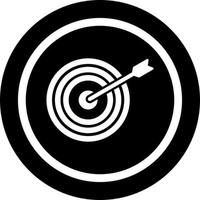 Unique Dartboard Vector Icon