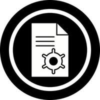 Unique Content Management Vector Icon