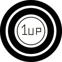 Unique 1UP Vector Icon