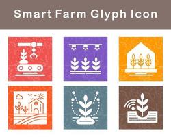 Smart Farm Vector Icon Set