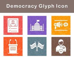 Democracy Vector Icon Set