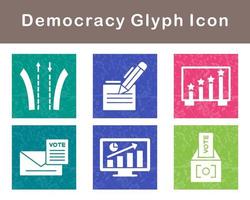 Democracy Vector Icon Set