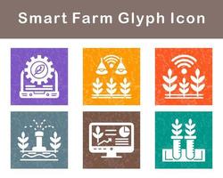 Smart Farm Vector Icon Set