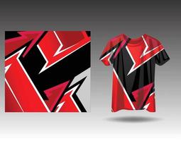 Tshirt sports design for racing  jersey  cycling  football  gaming vector