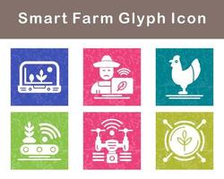 Smart Farm Vector Icon Set