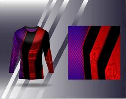 Tshirt sports design for racing  jersey  cycling  football  gaming vector