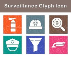 Surveillance Vector Icon Set