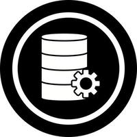 Unique Database Management Vector Icon