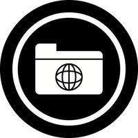 Unique Network Folder Vector Icon