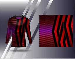 Tshirt sports design for racing  jersey  cycling  football  gaming vector