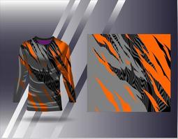 Tshirt sports design for racing  jersey  cycling  football  gaming vector