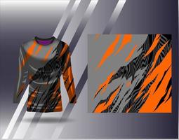 Tshirt sports design for racing  jersey  cycling  football  gaming vector