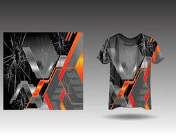 Tshirt sports design for racing  jersey cycling  football  gaming vector