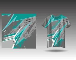 camiseta diseño deportivo para carreras jersey ciclismo fútbol juegos vector