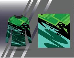 Tshirt sports design for racing  jersey  cycling  football  gaming vector