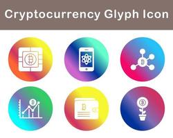 Bitcoin And Cryptocurrency Vector Icon Set