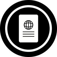 icono de vector de informe global único