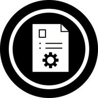 Unique Content Management Vector Icon